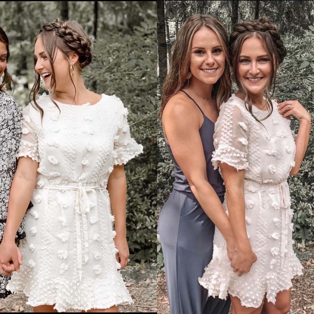 Cream dress from Dottie Couture